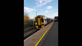 *MEGA 2 TONE HORN!* Scotrail  class 158741 &amp; 158734 departing Kirkcaldy on 1L95 Edinburgh - Perth