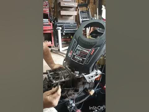 20 horsepower Kohler courage engine surge mystery solved👍 - YouTube