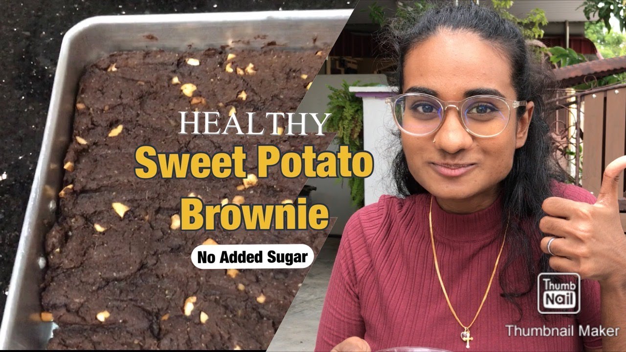 SWEET POTATO BROWNIES || Easy 4 Ingredients Recipe || Healthy - YouTube