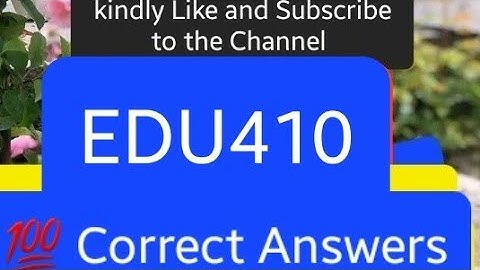 EDU410 Quiz 2 Teaching of Literacy skills #QUIZ 2 #midterm #correct