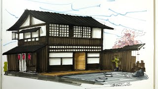 2564 Japanese House Sketch Images Stock Photos  Vectors  Shutterstock