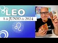 LEO | Horóscopo de hoy 1 de Junio 2024 | Esa persona no es tan dura como parece leo