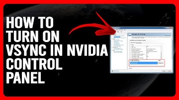 How To Turn On VSync In NVIDIA Control Panel (How To Set Up & Enable VSync In NVIDIA Control Panel)
