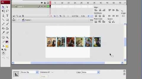 A Looping Image Slider in Flash, Part 1 - Actionscript 2.0