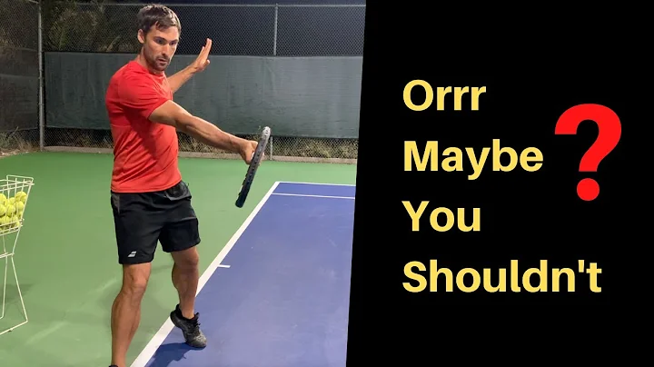 WHY you should use a straight arm on your FOREHAND