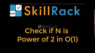 Check If A Number N Is A Power Of 2