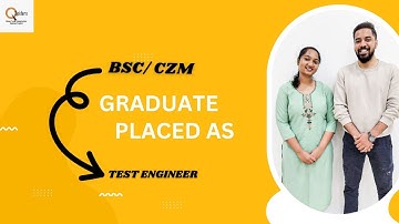 PLACEMENT ROADMAP | BSC Graduate placed as TEST ENGINEER from QSpiders Rajajinagar