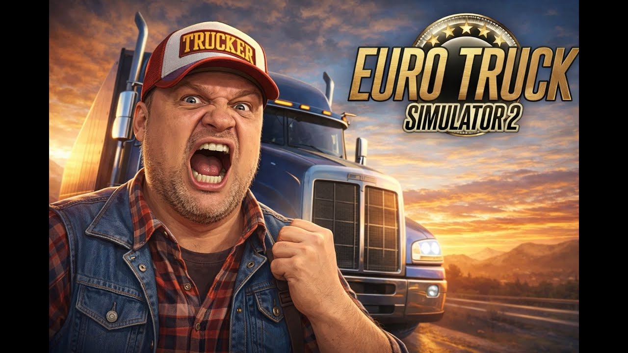 Ночные покатушки в euro truck simulator 2