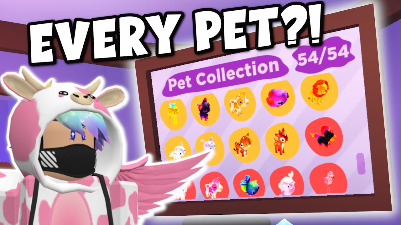 I Bought EVERY Pet In Roblox Overlook Bay! (All 54 pets!) YouTube