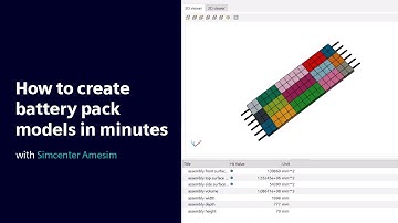 HOW TO | Create battery pack models in minutes with Simcenter Amesim #HowToSimcenterSystems