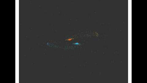 Galaxy Collision 3D by Excel with Paganini "Caprise#5"