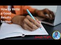 how to write result section in thesis (Amharic tutorial)