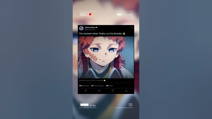 Tanjiro Cut the Boulder 🪨 - Demon Slayer #anime #shorts