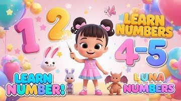 Luna and the Magic Numbers – Learn to Count from 1 to 5