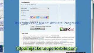 Affiliate Hijacker makes a Site in 60 Seconds