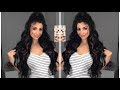 Quick and EASY hairstyle with EXTENSIONS | Foxy Locks Review | Elwa Saleh