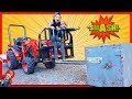 SMASHING OPEN ABANDONED SAFE WITH A TRACTOR! + (Is the Game Master Spying on Us?)