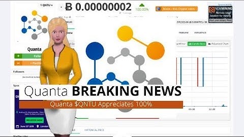 Quanta $QNTU Soars 100% Over the Last 24 Hours