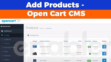 How to Add Products in Categories Open Cart CMS