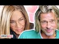 Brad Pitt & Jennifer Aniston Get FLIRTY!
