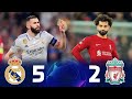 ملخص ريال مدريد 5 2 ليفربول دوري ابطال اوروبا 2023 جنون حفيظ الدراجي