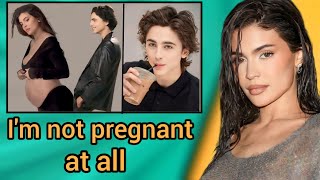 Kylie Jenner's clever response to the rumor of her pregnancy from Timothée Chalamet