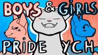 BOYS & GIRLS [multislot pride YCH CLOSED] collab with @relli9340