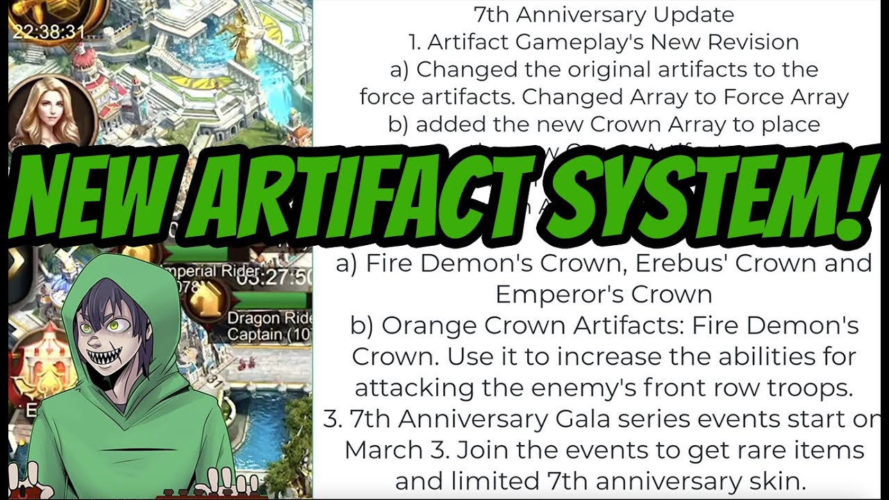 War and Order - NEW ARTIFACT SYSTEM IS COMING! - YouTube