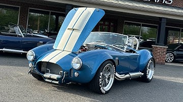 BIG BLOCK Backdraft Shelby Cobra test drive