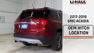 OEM Hitch Location For A GMC Acadia (2017-2019)
