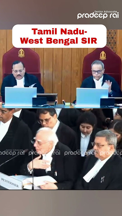 Tamil Nadu - West Bengal SIR: #electioncommission #bengalsir #kapilsibal