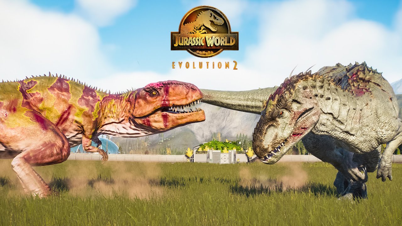 Dinosaur battle. Jurassic World Evolution 2 Гиганотозавр. Jurassic World Evolution 2 динозавры. Мир Юрского периода Эволюция 2 Амаргозавр. Гигантозавр против Аллозавра.