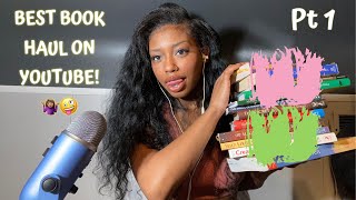 ASMR | Best Book Haul On YouTube RICH Mindset / Elevate Your Mind pt1