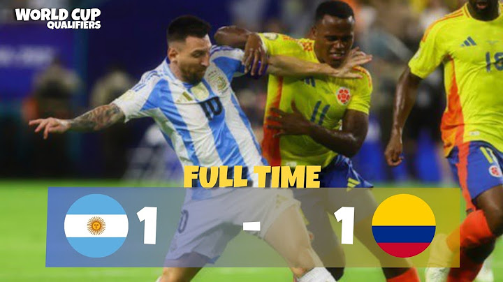 ARGENTINA 1  -  1 COLOMBIA | HIGHLIGHTS |SOUTH AMERICAN QUALIFIERS |MATCHDAY 16