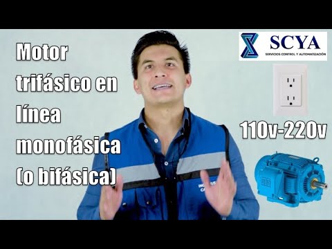 Como conectar un motor Trifásico a linea Monofasica o Bifásica 110v - 220v