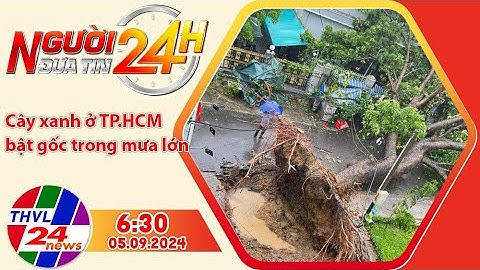 Người đưa tin 24H (6h30 ngày 05/09/2024) - Cây xanh ở TP.HCM bật gốc trong mưa lớn