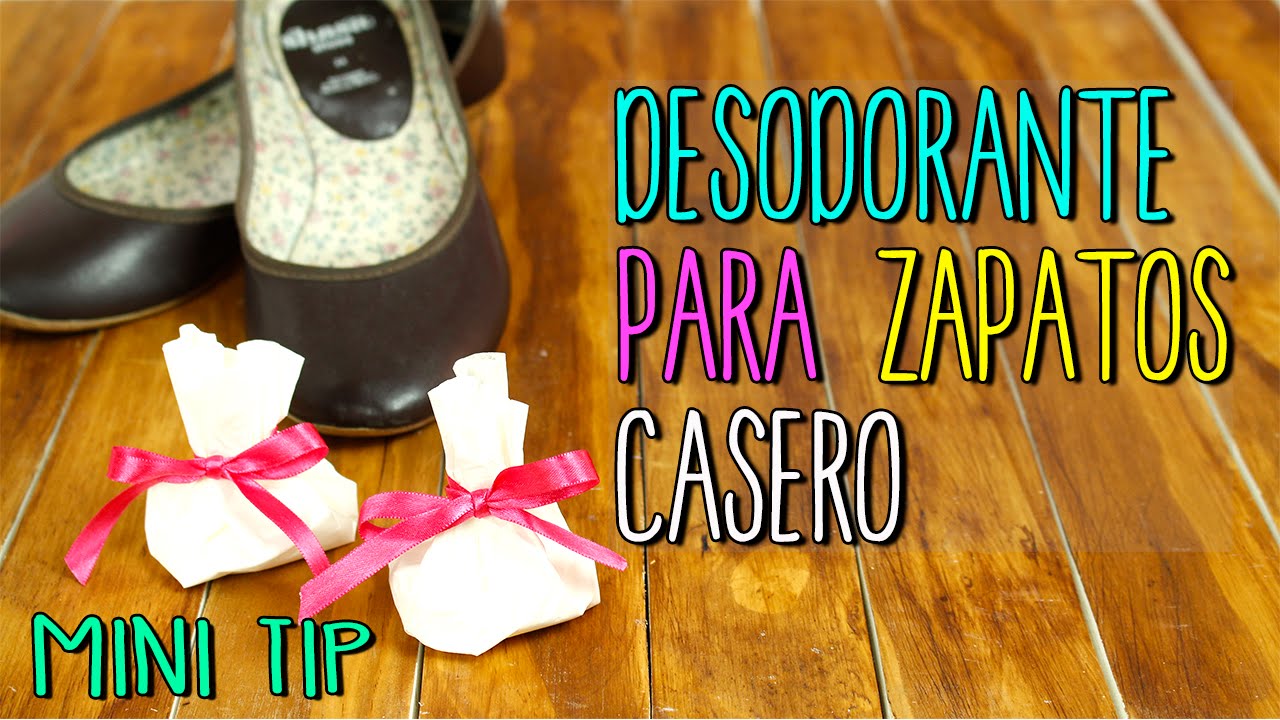 Quitar mal olor a los Zapatos - Desodorante casero para pies y zapatos -  Mini Tip #35 