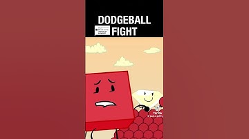 The Four Short: BFDI Mini Replicas S6 E6: Dodgeball fight! #shorts #bfdi