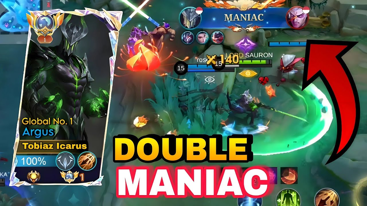 DOUBLE MANIAC!! ARGUS REVAMP IS BACK! || ARGUS 2025 || BUILD META TERSAKIT!