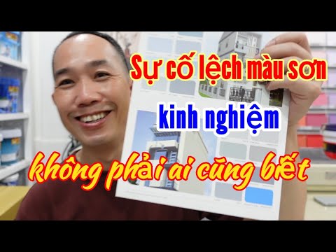 Video Sự cố lệch màu sơn nước| Chia sẻ kinh nghiệm so màu... - youtube
