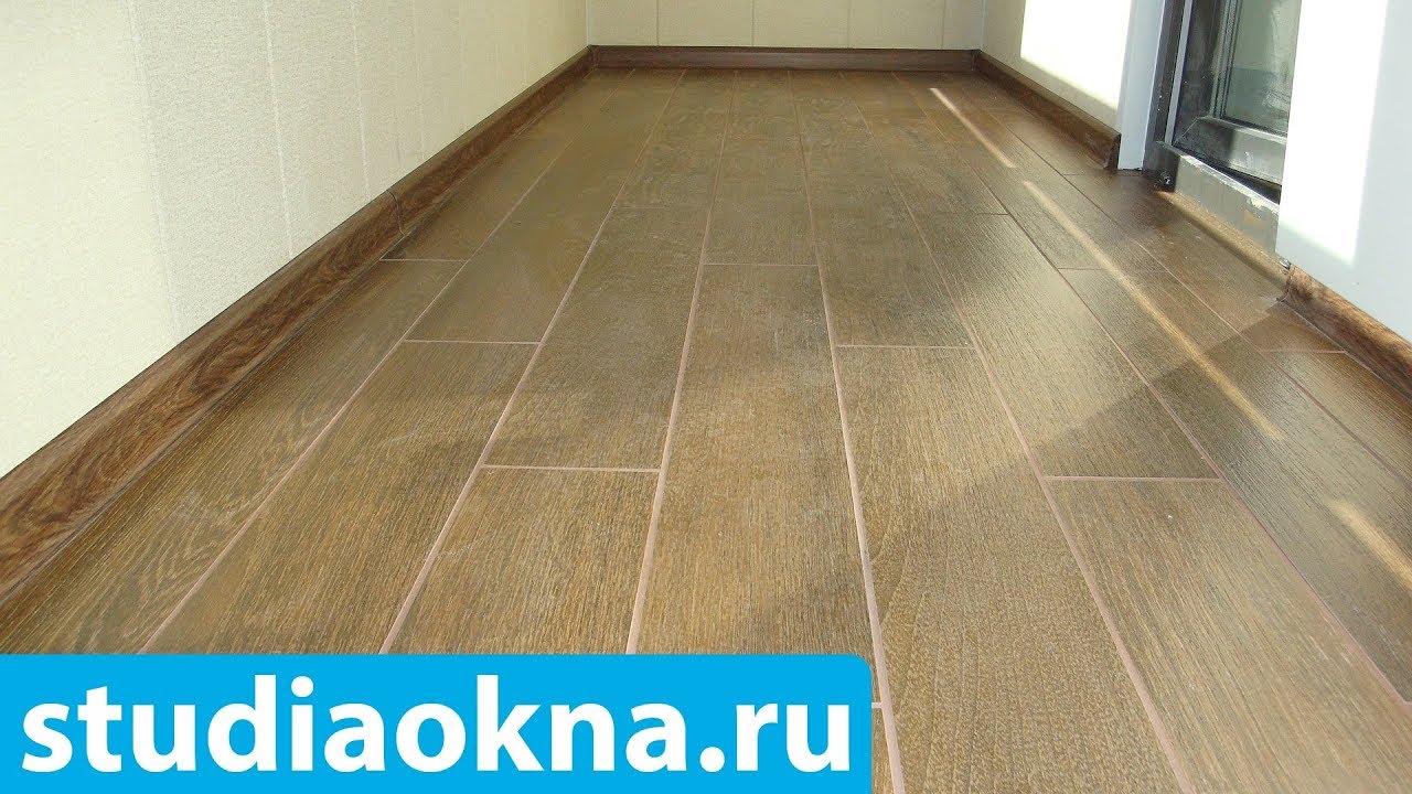 утепление балкона плиткой