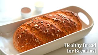 Super Delicious Seed Bread | Healthy Sunflower Seed Bread | Easy No Knead Sunflower seed Bread