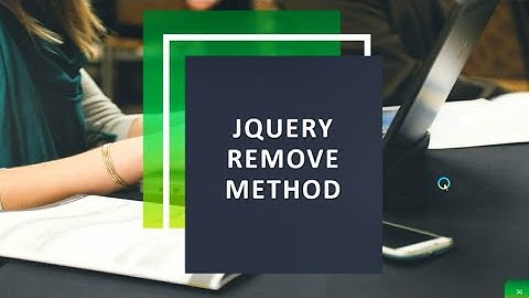 16.jQuery Remove Method in Hindi | remove() , empty() | With Examples