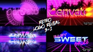 Retro Logo Reveal Pack Vol.1 (After Effects template)