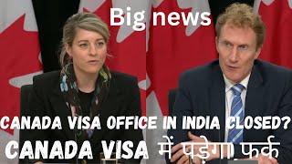 Sad news from canada immigration| canada visa processing from india effected|#canada #latestnews
