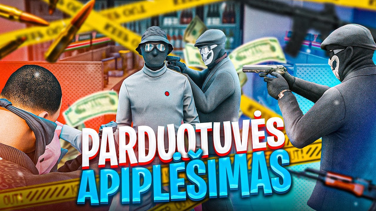 PARDUOTUVĖS APIPLĖŠIMAS DRAMA? GTA5 LIETUVIŠKAI
