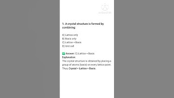 #PGTRB #PHYSICS lattice  Crystal structure | #solidstateofphysics #collegetrb #NETexam