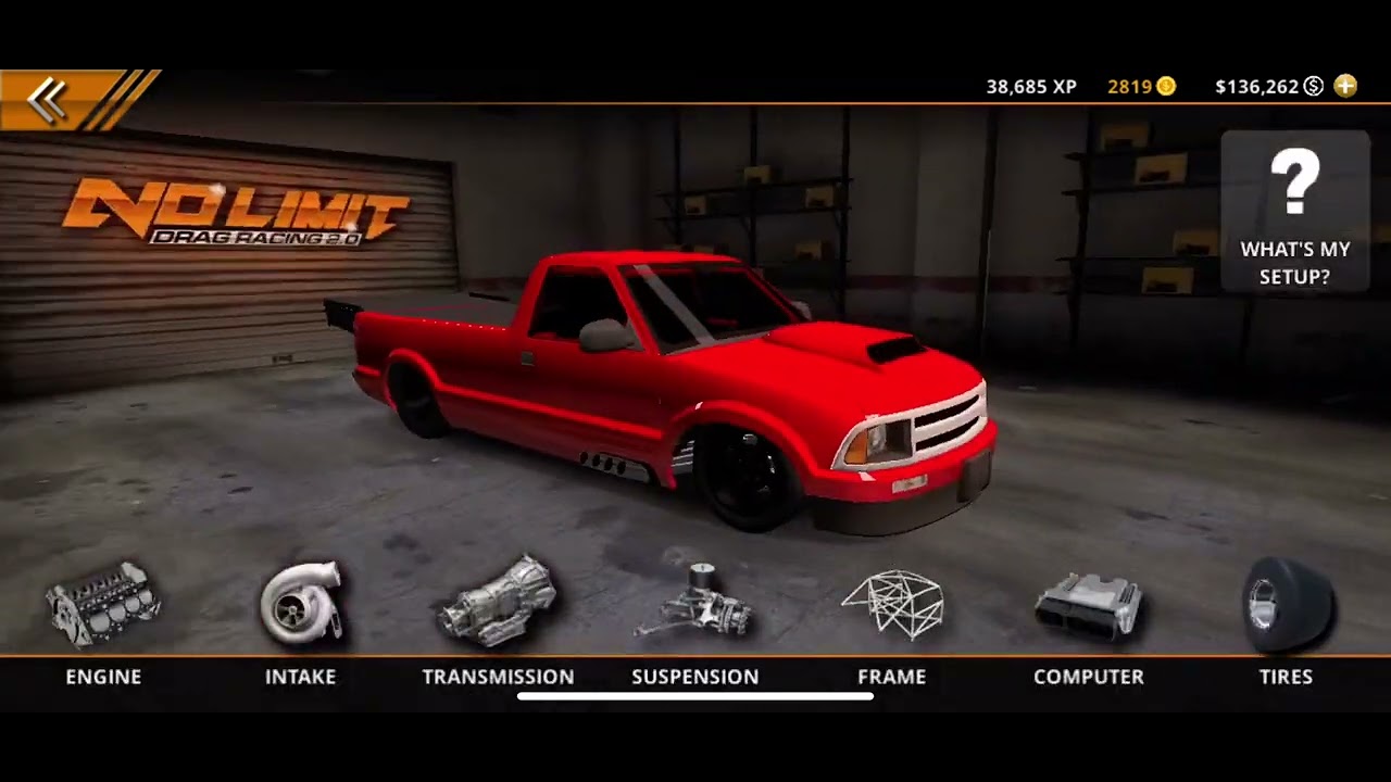 No Limit Drag Racing 2.0 S10 tune 5.761 only for