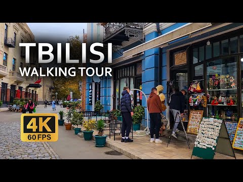 One of THE MOST BEAUTIFUL streets in Georgia! | Tbilisi, Georgia walking tour 4K 60 FPS