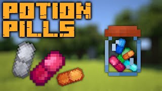 МОД НА "ЗЕЛЬЯ" НА РАННИХ ЭТАПАХ! POTION PILLS MOD - ОБЗОР МОДОВ НА MINECRAFT ГАЙД ТУТОРИАЛ 1.16.4 /5